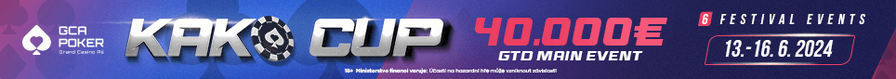 Příští týden je v GCA na programu KAKO CUP