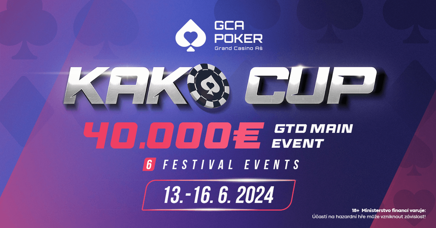 KaKo Cup v Grand Casinu Aš s garancí €40.000