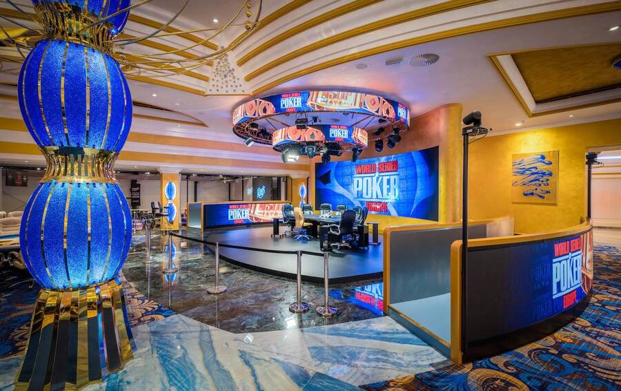 Televizní stůl v King’s Casinu Rozvadov