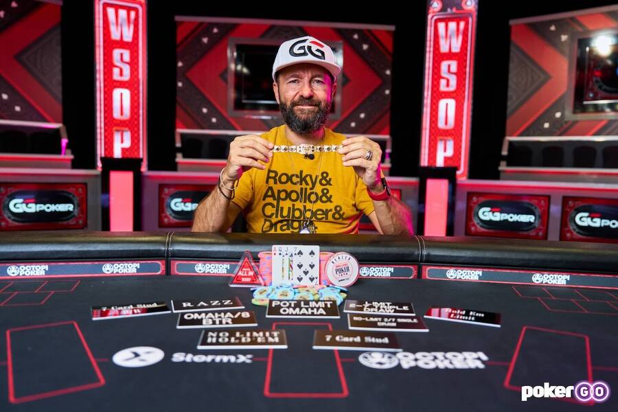 Daniel Negreanu během WSOP 2024 na PokerGO.com