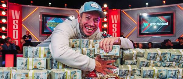 Daniel Weinman při WSOP 2023 Main Eventu na PokerGO.com