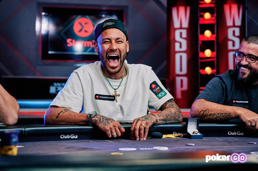 Neymar Jr. hraje WSOP 2022 na PokerGo.com