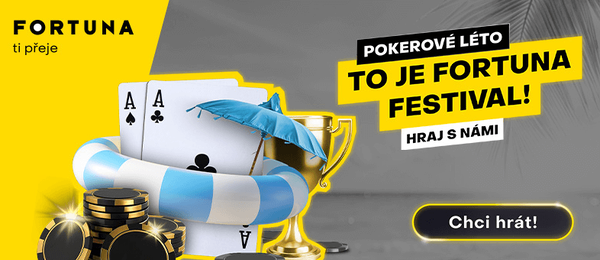 Pokerové léto si můžete užít s Fortuna Festivalem