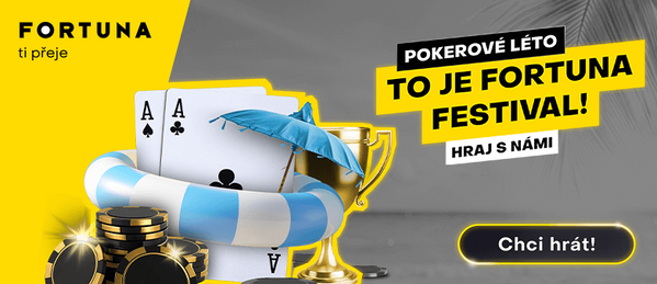 Fortuna Festival nabídne dnes speciální PokerArena Event za €10