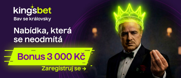 Vstupní sázkařský bonus až 3.000 Kč nyní u Kingsbetu