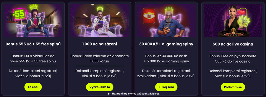 Kingsbet vstupní bonusy