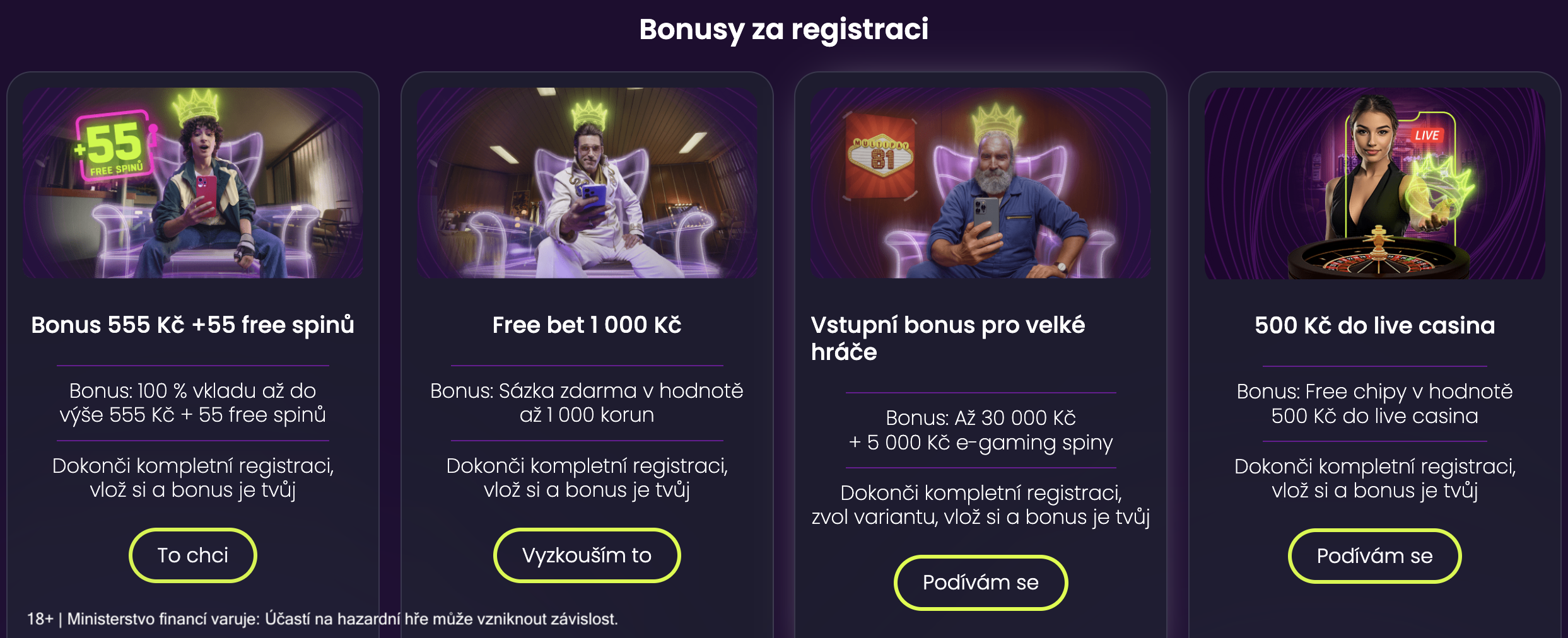 Nabídka Kingsbet vstupních bonusů
