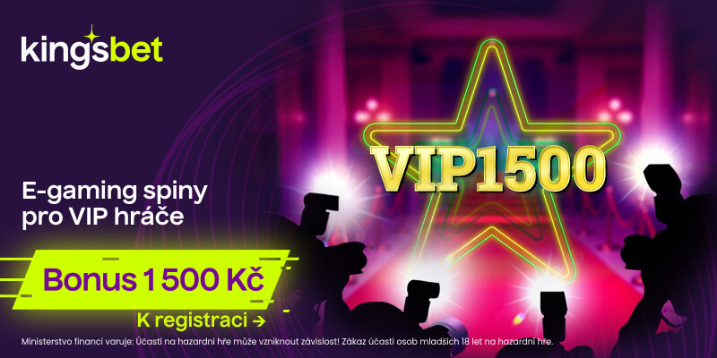 Online casino Kingsbet nabízí bonus s&nbsp;použitím VIP1500 promo kódu