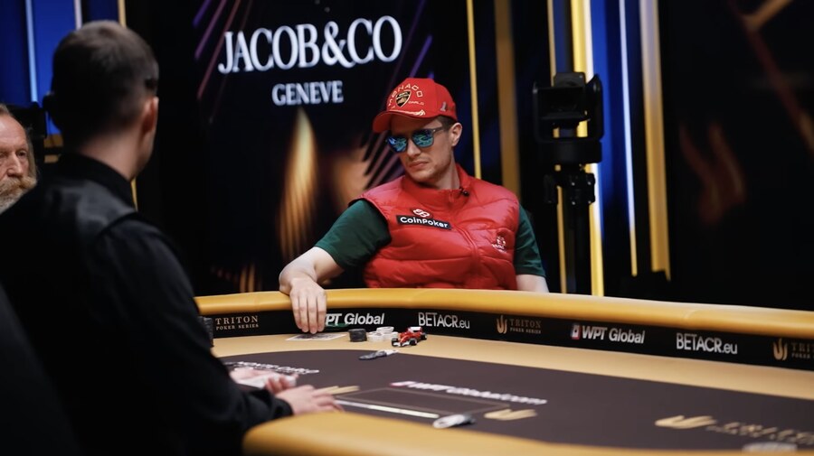 Roman Hrabec na finálovém stole Triton Invitational Monte Carlo