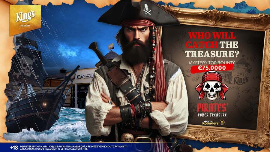 Série Pirates Poker Treasure garantuje minimálně €1.000.000