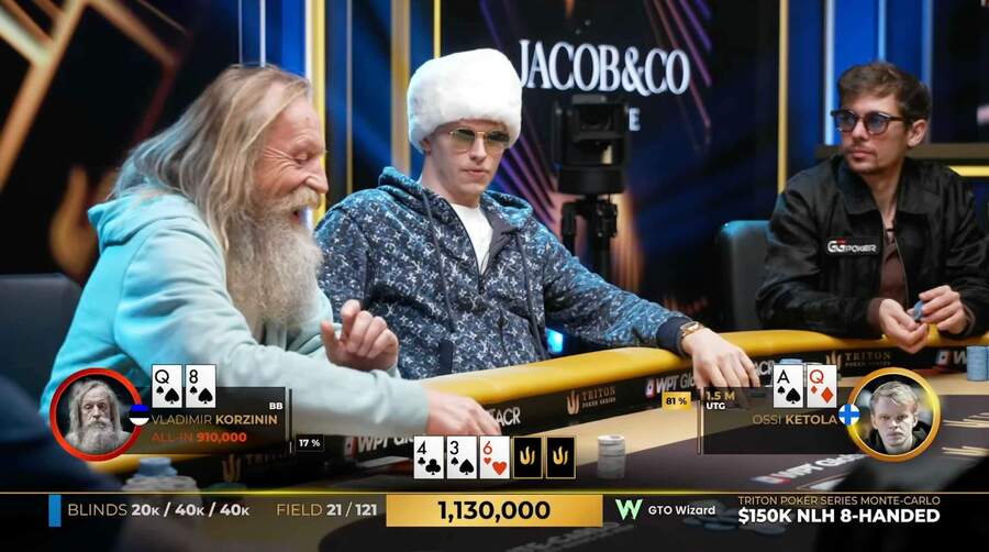 Gandalfův all-in na flopu s Q-high