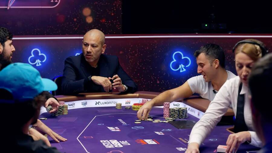 Rob Yong (vlevo) a Ryan Feldman v Hustler Casino Live na Kypru