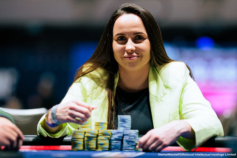 Sylwia Studniarz v Main Eventu EPT Praha 2024