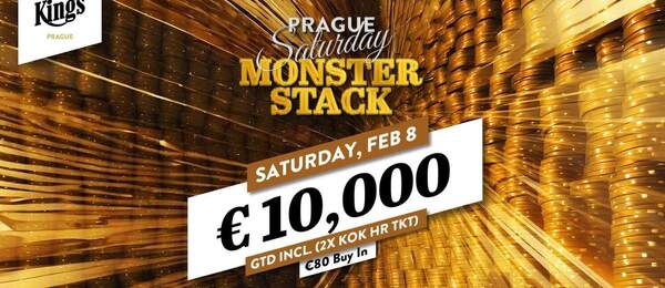 Sobotní Monsterstack zahájíte se 100.000 chipy