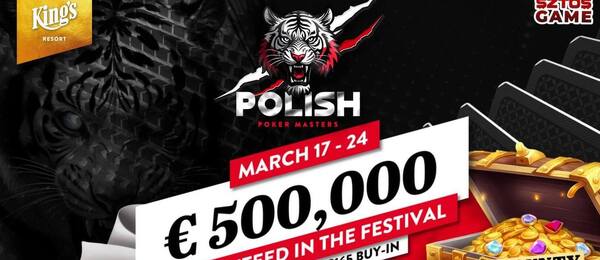Celková festivalová garance Polish Poker Masters činí €500.000