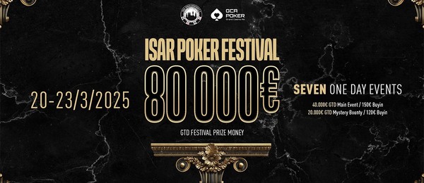 Main Event Isar festivalu nabídne garanci ve výši €40.000