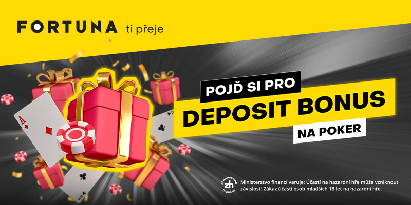 Omrkněte akční bonusy na Fortuna Pokeru