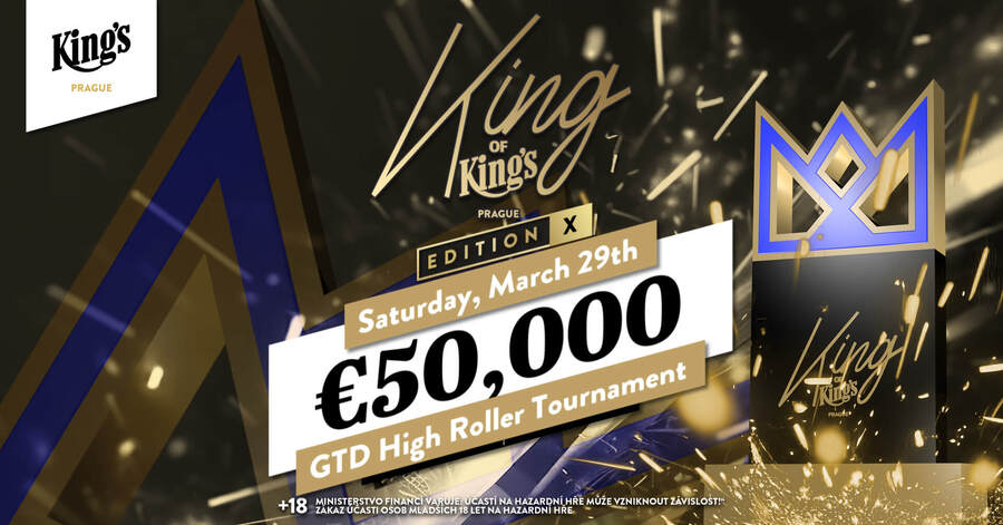 KOK High Roller nabídne garanci minimálního prize poolu ve výši €50.000