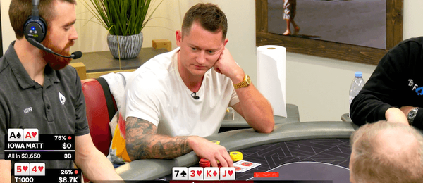 Texaský pokerový Terminátor porazil esa s kombinací 5-4