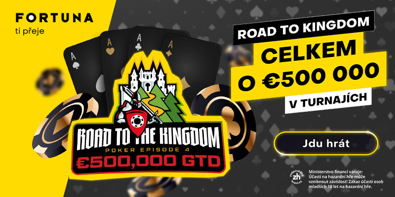 Pookerový festival Road to Kingdom garantuje celkem €500.000
