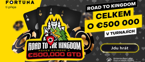 Pookerový festival Road to Kingdom garantuje celkem €500.000