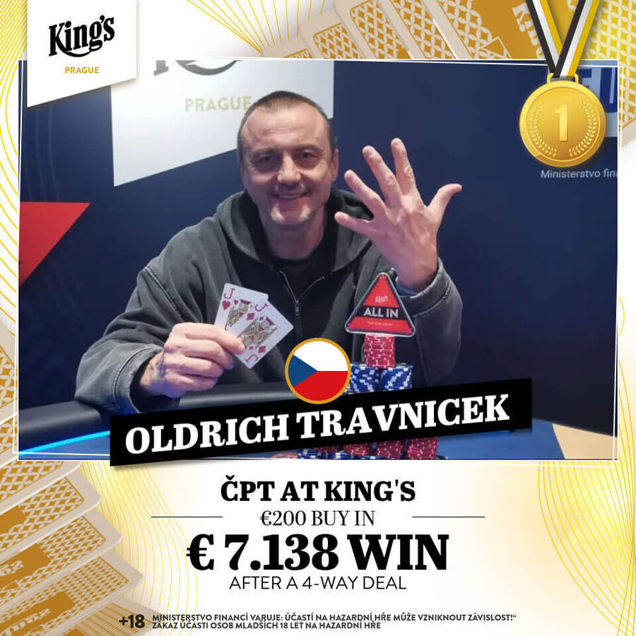 Oldřich Trávníček vyhrál pátý titul šampiona ČPT