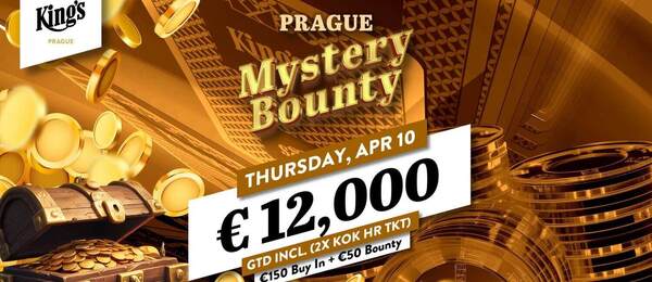 Oblíbený Mystery Bounty turnaj se koná ve čtvrtek s garancí €12.000