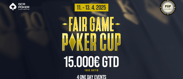 Fairgame Poker Cup garantuje minimálně €15.000 prize pool