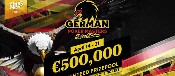 Main Event German Poker Masters garantuje minimálně €500.000 prize pool