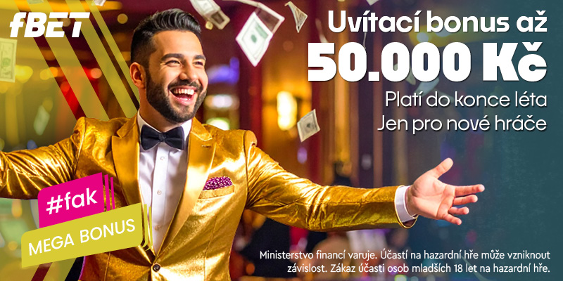 Získejte fBet vstupní bonus 50&nbsp;000&nbsp;Kč