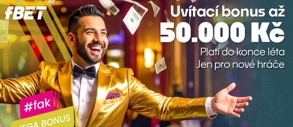 Získejte fBet vstupní bonus 50 000 Kč