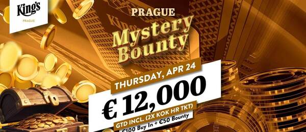 Turnaj Mystery Bounty garantuje prize pool minimálně €12.000