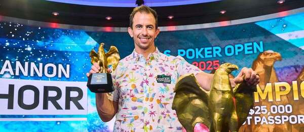 Shannon Shorr na U.S. Poker Open 2025 na PokerGO.com