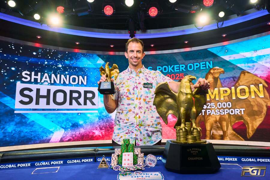 Shannon Shorr na U.S. Poker Open 2025 na PokerGO.com