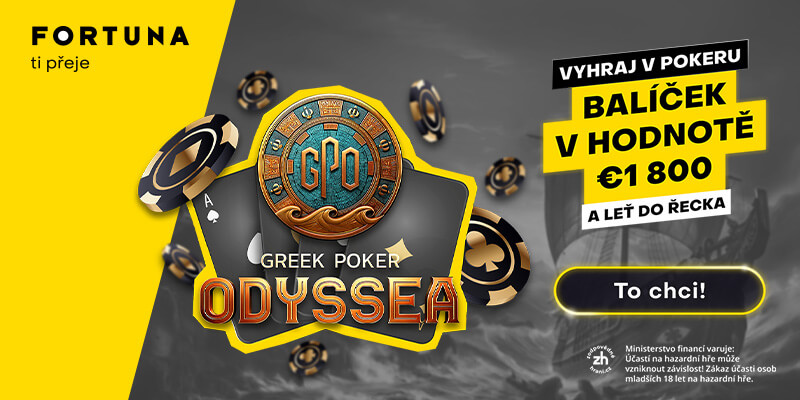 Fortuna Poker nabízí možnost kvalifikace na Greek Poker Odyssea