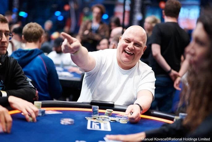 Andreas Goeller – chipleader EPT Monte Carlo 2025 Main Eventu