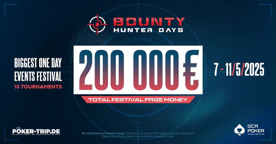 Bounty Hunter Days garantují celkem €200.000