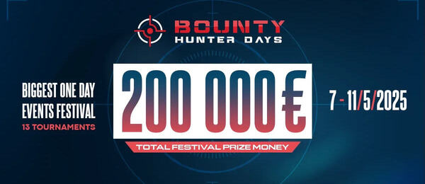 Bounty Hunter Days garantují celkem €200.000