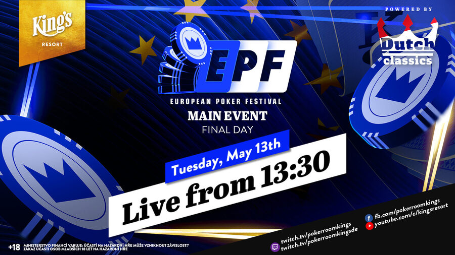 EPF Final Day začíná ve 13:00