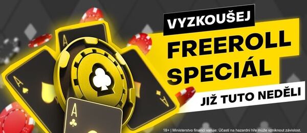 Fortuna Poker freeroll se hraje dnes ve 20 hodin