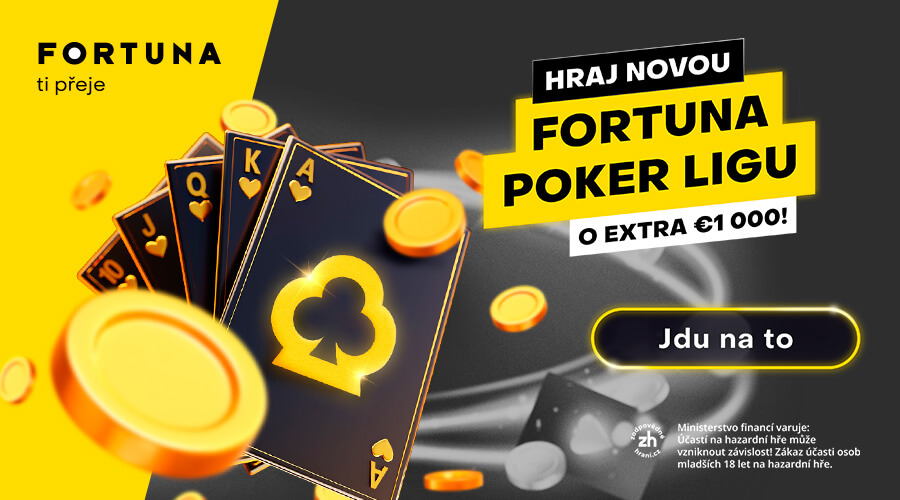 Fortuna Poker Liga rozdělí mezi 12 nejlepších hráčů trofej a extra €1.000