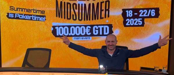 Midsummer Main Event se hrál o €100.000