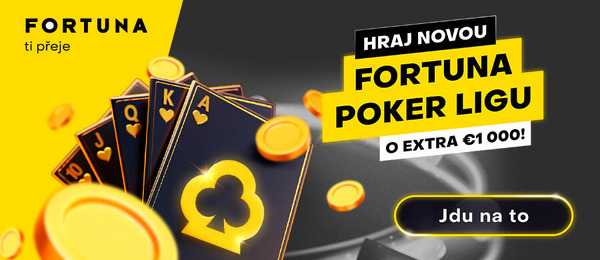 Fortuna Poker liga se hraje každou neděli, pondělí a středu od 20:00
