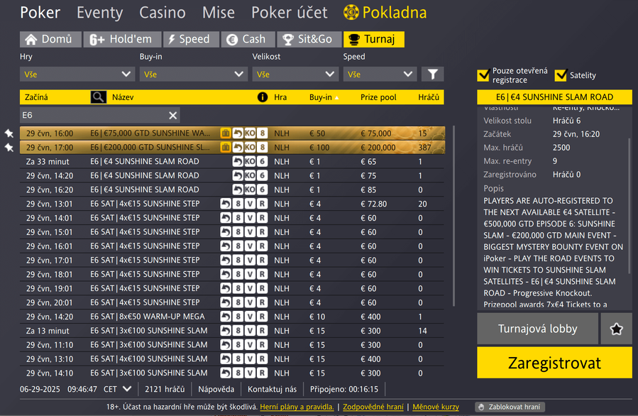 Fortuna Poker lobby