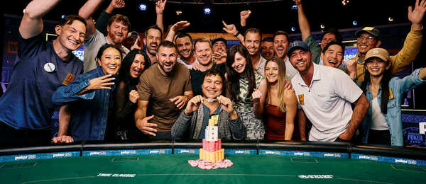 Jesse Yaginuma během WSOP 2025 na PokerGO.com