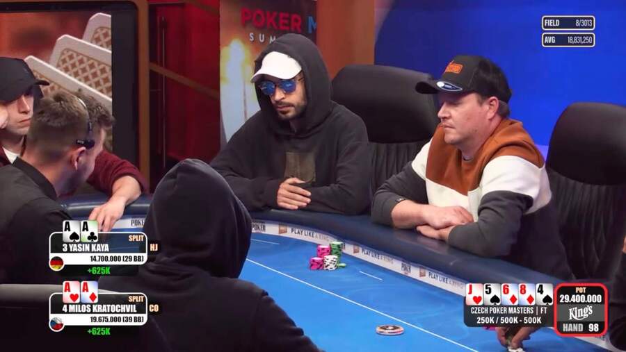 Miloš Kratochvíl skončil na 5. místě Main Eventu Czech Poker Masters