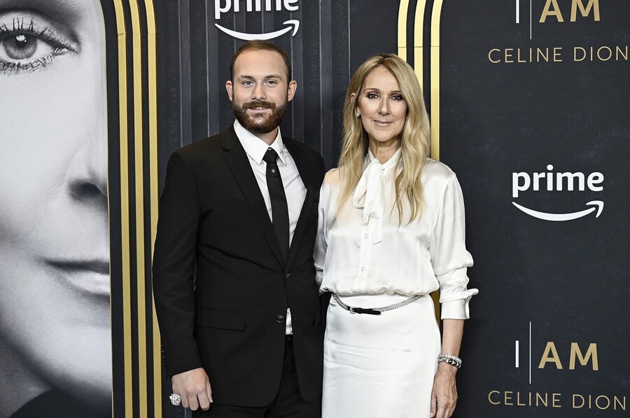 René-Charles Angélil se svou matkou Céline Dion