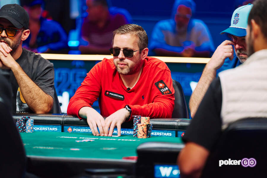 Kenny Hallaert na WSOP 2025 od PokerGO.com