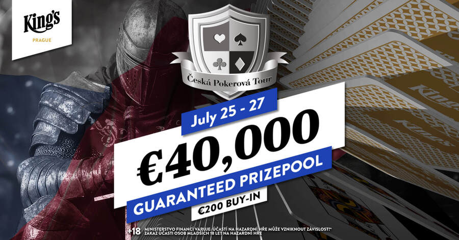 Česká Pokerová Tour v King’s Praha nabídne garanci €40.000