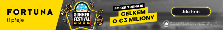 Zahrajte si pokerové eventy série Summer Festival na herně Fortuna Poker
